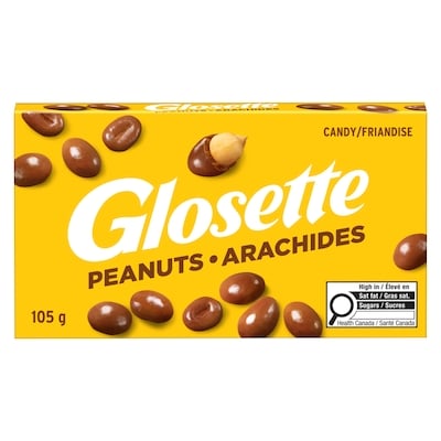 Hershey's Glosette Peanuts 105 g, $2.37/100g