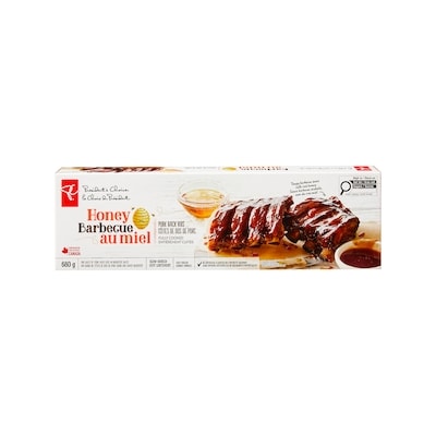 President's Choice Honey Barbecue Pork Back Ribs 680 g, $2.50/100g