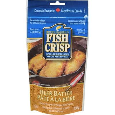 Fish Crisp Assaisonnement pâte à la bière 230 g, 2,60 $/100g