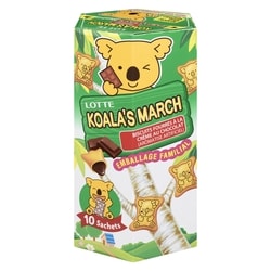 Lotte Biscuits Koala's March Chocolat 195 g, 3,58 $/100g