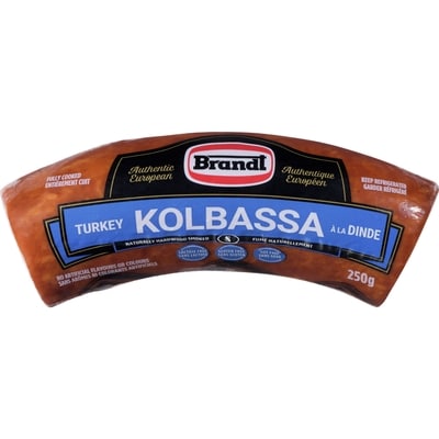 Brandt Turkey Kolbassa      250 g, $29.96/1kg $3.00/100g