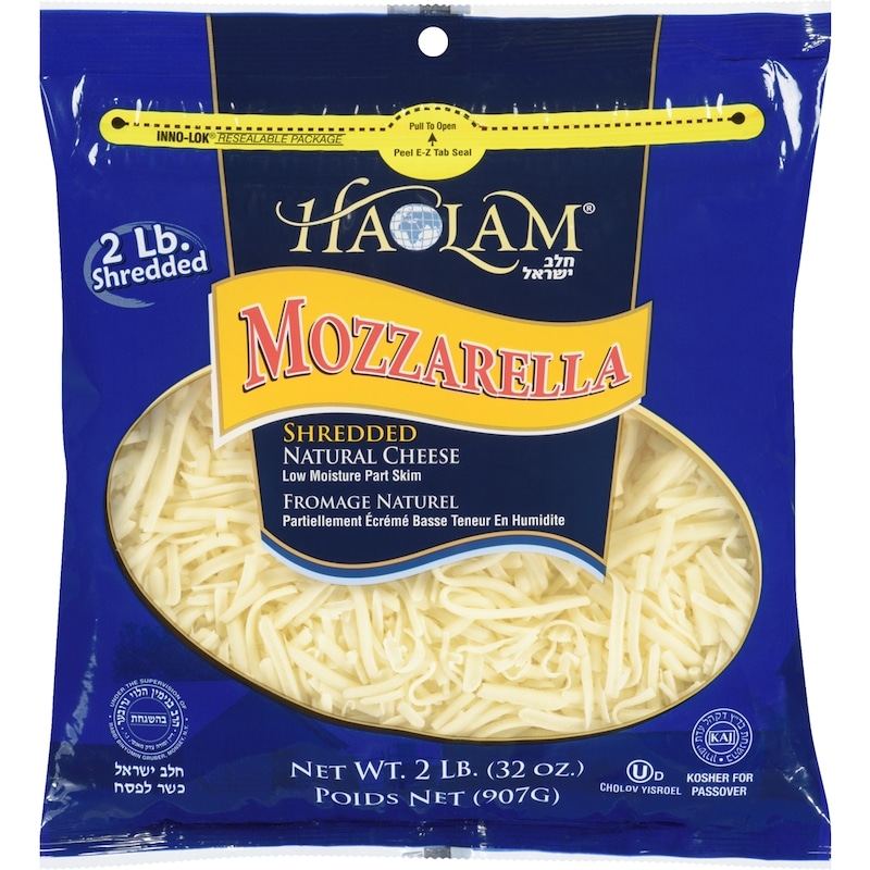 Kosher Mozzarella, Shredded