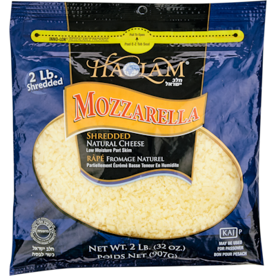 Haolam Mozzarella casher, râpé 907 g, 3,31 $/100g