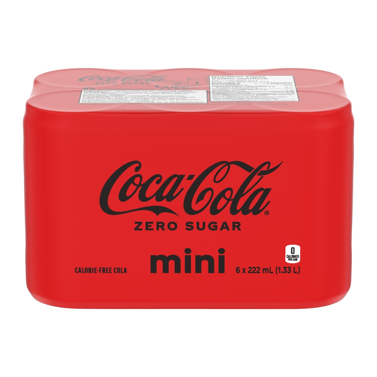 Coca-Cola Cola Zero Sugar Cans 6x222.0 ml, $0.33/100ml