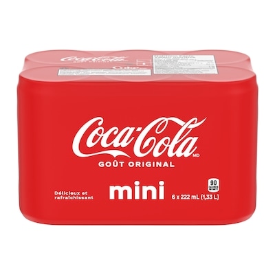 Coca-Cola Cola Cannettes 6x222.0 ml, 0,40 $/100ml