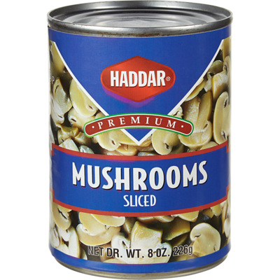Haddar Champignons tranchés 226 g, 2,21 $/100g
