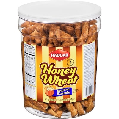 Haddar Kosher Pretzels, Honey Wheat 680 g, $2.50/100g