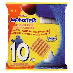 Mamee Nouilles collation Monster à saveur de barbecue 300 g, 1,16 $/100g