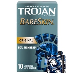 Trojan BareSkin Lubricated Condoms - 10 ea
