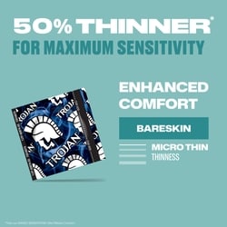 Trojan BareSkin Lubricated Condoms - 10 ea