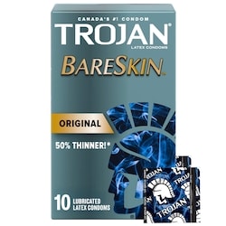 Trojan Condoms lubrifiés BareSkin 10 ea, 1,08 $/1ch
