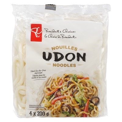 President's Choice Udon Noodles 800 g, $0.44/100g