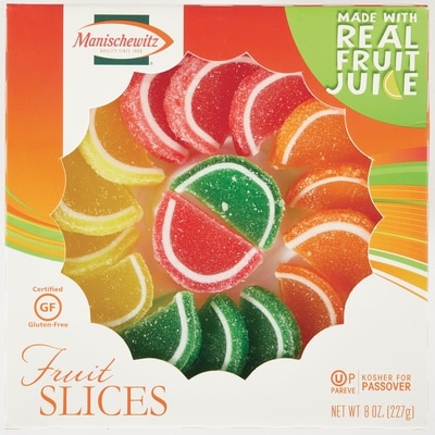 Manischewitz Kosher Fruit Slices Gift Pack 227 g, $4.40/100g