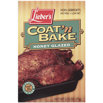 Liebers Coat'n Bake Coating Mix, Honey Glazed 338 g, $2.81/100g