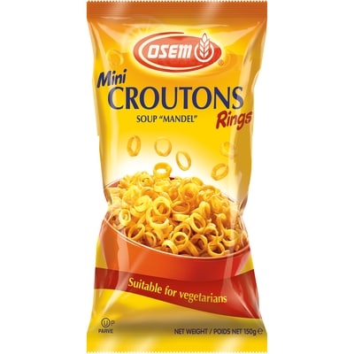 Osem Mini Soup Croutons 150 g, $5.66/100g