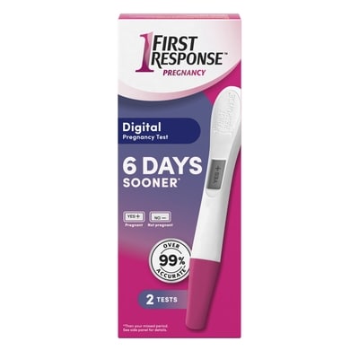 First Response Digital Pregnancy Test 2 ea, $12.75/1ea