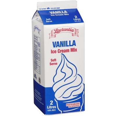 Parmalat Mélange pour crème glacée vanille 2 l, 0,39 $/100ml