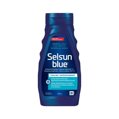 Selsun Blue Normal-Oily Hair Anti-Dandruff Shampoo, 1% Selenium Sulfide 300 ml, $3.67/100ml
