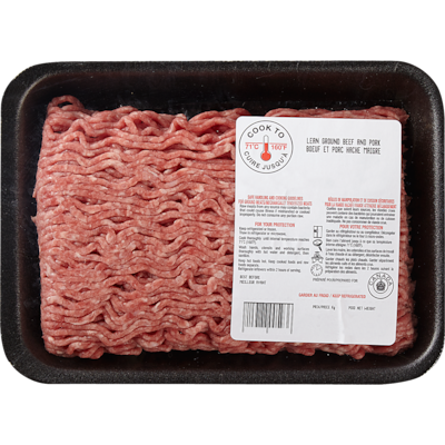 Butcher's Choice Lean Ground Beef & Pork $19.81/1kg $8.99/1lb