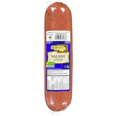 Harvest Salami Sausage 1 kg, $1.80/100g