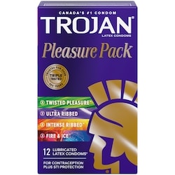 Pleasure Pack Assorted Lubricated Condoms