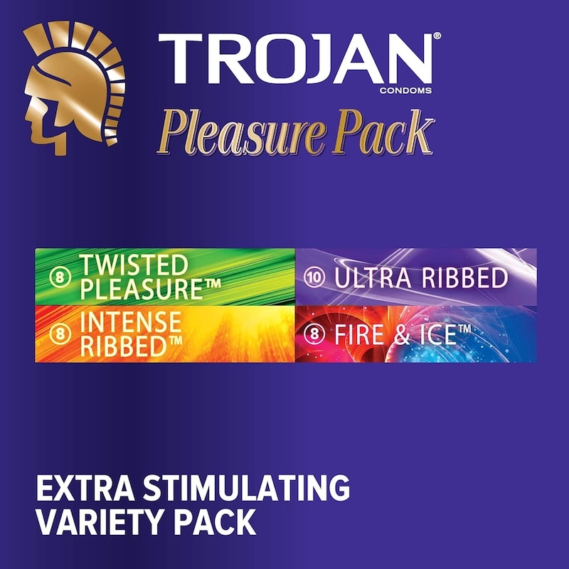 Pleasure Pack Assorted Lubricated Condoms