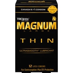 Trojan Magnum Thin Condoms 12 ea, $1.04/1ea