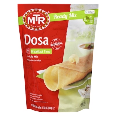 MTR Préparation pour galettes dosa 500 g, 0,66 $/100g