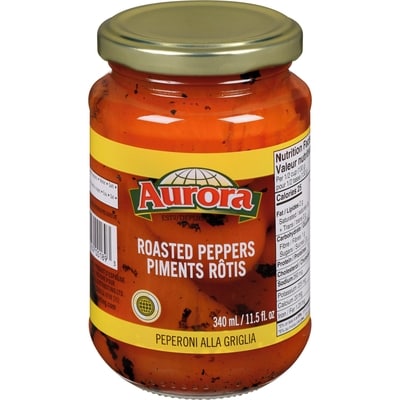 Aurora Roasted Peppers 340 g, $1.17/100g