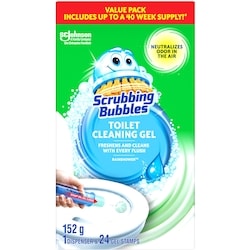 Scrubbing Bubbles Fresh Gel Toilet Cleaning Stamp, Rainshower Scent 1 ea, $12.99/1ea