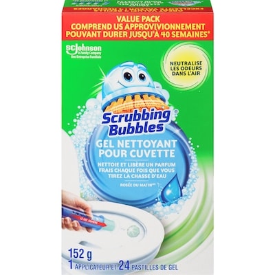 Scrubbing Bubbles Gel nettoyant pour cuvette, parfum Rosée du matin 1 ea, 14,00 $/1ch
