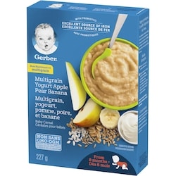 Nestlé Gerber Stage Multigrain Yogurt Apple Pear Banana Baby
