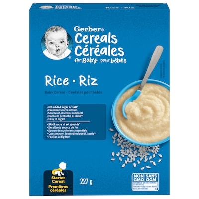 Nestlé Gerber Céréales Pour Bébés Étape 1 De Riz 227 g, 2,42 $/100g