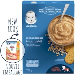 Nestlé Gerber Stage Wheat Biscuit Baby Cereal 227 g Zehrs