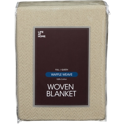 President's Choice Cotton Latte Waffle Weave Blanket, Latte Queen 1 ea, $60.00/1ea