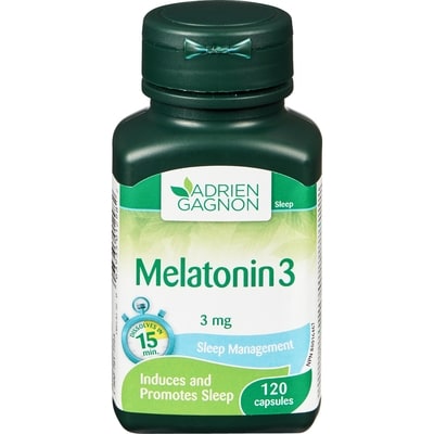 Adrien Gagnon Melatonin 3 120 ea, $0.13/1ea