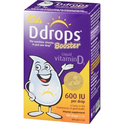 Kids Booster Liquid Vitamin D3 600 IU