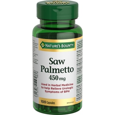 Nature's Bounty Saw Palmetto, 450 mg 100 ea, $0.16/1ea
