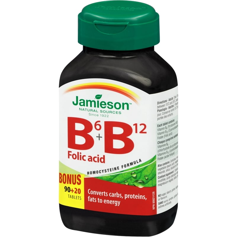 Vitamin B6 + B12 and Folic Acid
