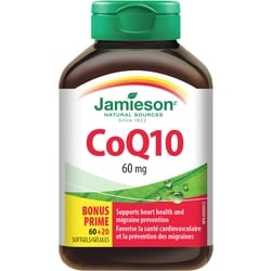 Jamieson CoQ10 Softgels 60 mg 80 ea, $0.37/1ea