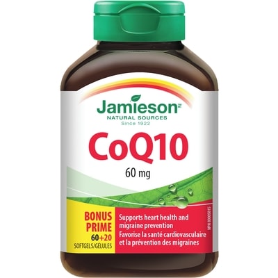 Jamieson CoQ10 Softgels 60 mg 80 ea, $0.42/1ea