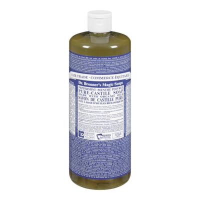 Dr Bronners Pure Castile Liquid Soap, Peppermint 944 ml, $3.43/100ml