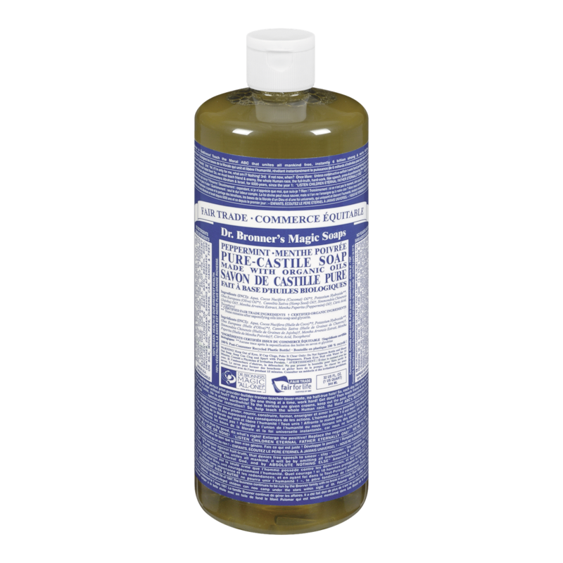 Pure Castile Liquid Soap, Peppermint