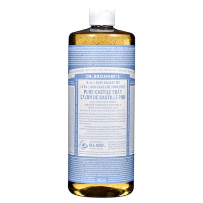 Pure-Castile Soap 18-In-1 Baby Unscented