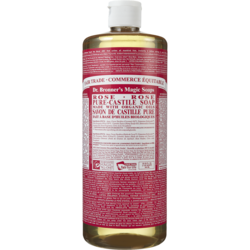 Pure Castile Liquid Soap, Rose