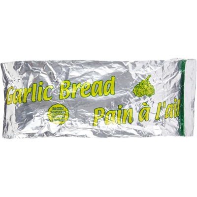null Pain français à l'ail 385 g, 0,91 $/100g