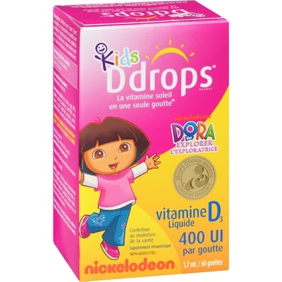 Vitamine D3 en liquide 400 UI pour enfants