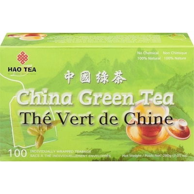 HAO TEA China Green Tea 200 g, $2.00/100g