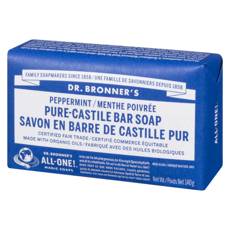 Pure Castile Bar Soap, Peppermint