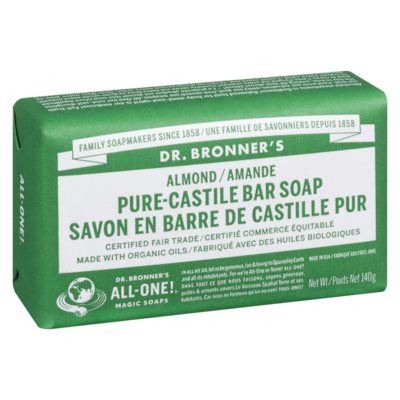 Pure-Castile Bar Soap Almond